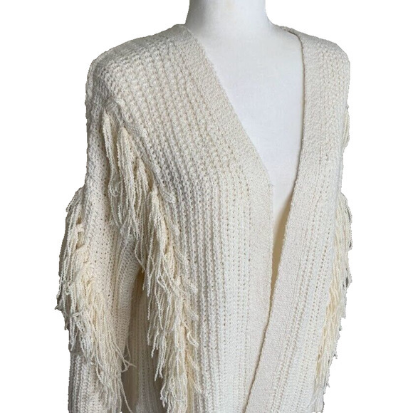 Matilda Jane Good Hart Women’s SOUTHERN CHARM Cardigan Size L Fringe Sweater - Picture 4 of 8